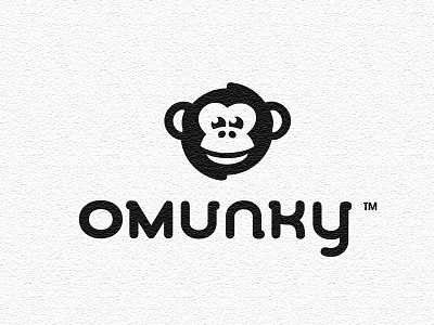 Omunky logo monkey omunky