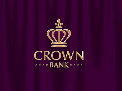 Crown Bank bank crown logomotive