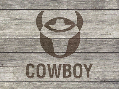 CowBoy boy cow cowboy logo logomotive skull steer western