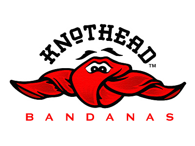 Knothead bandana logo logomotive