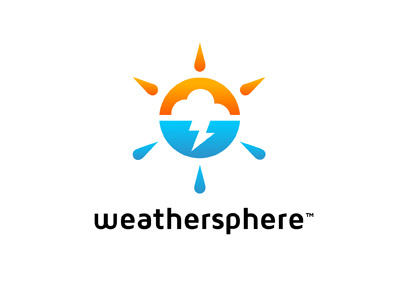 Wsdribbble6 app drops icon logo rays sphere weather