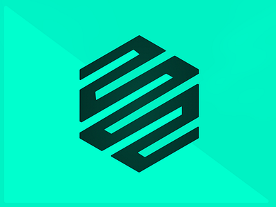 New Cortex Logo branding geometric logo design