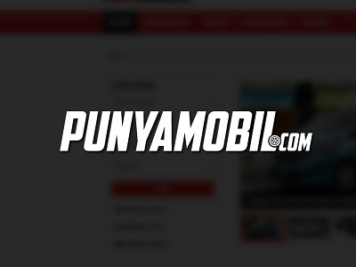Logo Punyamobil.com blog branding cars information logo logo company profile wheels