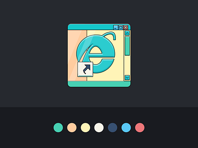 Browser icon app design icon illustration ui