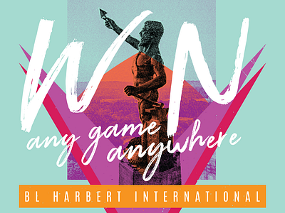 Win Any Game, Anywhere T-Shirt Design