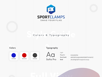 Sport Clamps branding photoshop ui web website design
