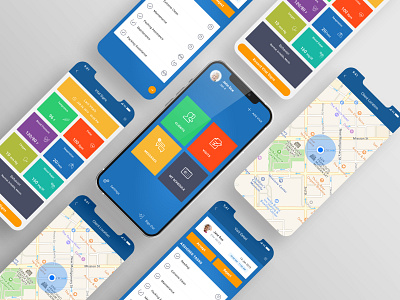 Healthcare App Design app design branding graphic design mobile app mock up prototype ui ux