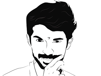 Portrait Vector Line Art