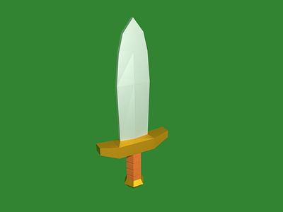 Dagger dagger lowpoly sword