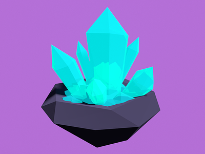 Low Poly Crystals 3d crystals low poly