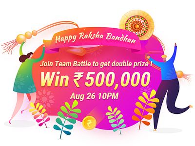 Happy Rakish Bandana banner india millionaire rakish bandana ui