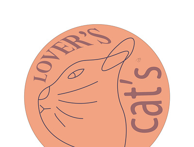 cat lovers badge badgedesign cat catlover catlovers cats good vibes logobadge love