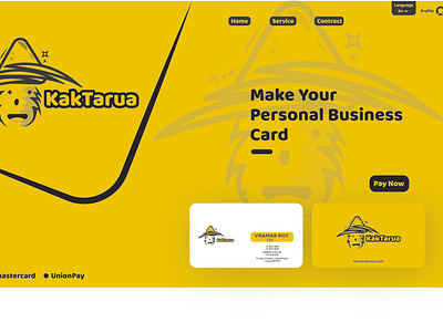 web design Business card selling app design business card logo design ui webdesign