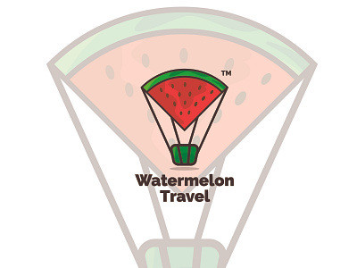 Watermelon Travel appdesign graphicdesign logo design logodesign logotype newlogo travel travel app
