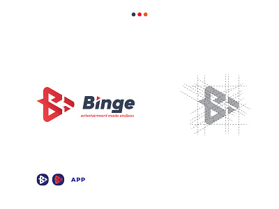 Binge logo redesign branding creative design illustration logo logo design logodesign logotype ui vector