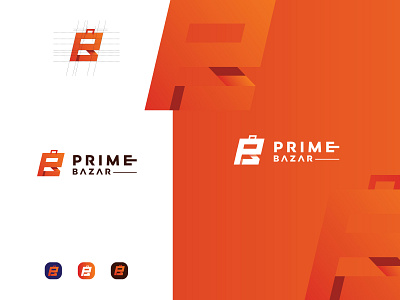 Logo design for Prime Bazar e-commerce site