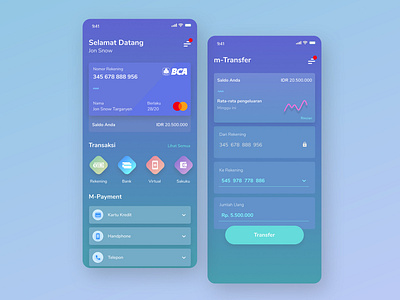 BCA Finance Banking App Redesign app branding clean dasboard design flat graphic design icon illustration illustrator ios logo minimal mobile typography ui ux vector web website