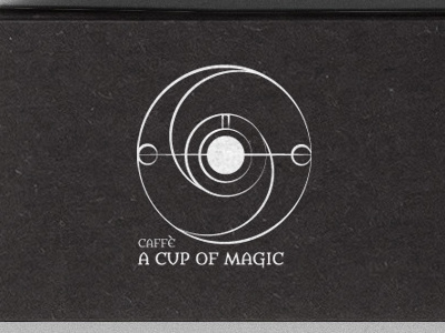A Cup Of Magic caffe logo branding graphic design logo logotype