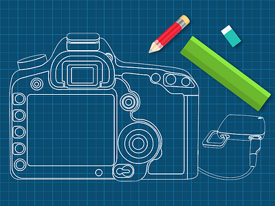 Instruction drawing for an electronic product