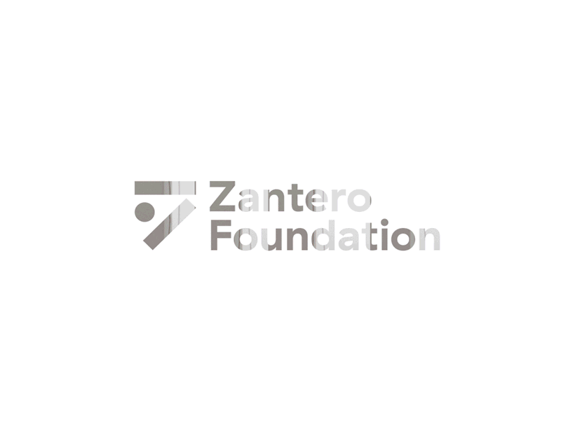 Zantero Final amsterdam graphic design art direction minimal mark gif logo brand foundation foundation branding