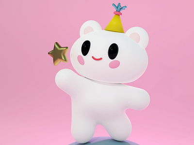 Сute BEAR ⭐️ - 3D illustration