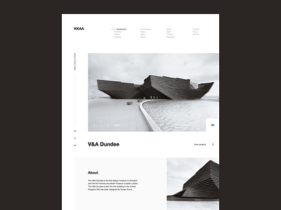 Architecture Studio Website architecture architecture website clean clean ui daily daily ui desktop desktop design interface minimal simple simple design ui ui ux ui design user interface web design webdesign website website design