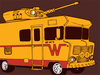 Winnebago Warrior armed recreational vehicle warrior winnebago