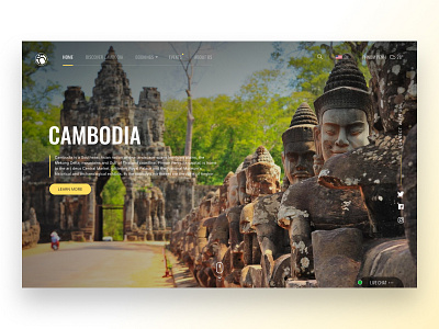 Landing Page: Cambodia Website Design cambodia ui ux ui 100day web