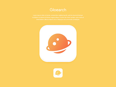 App Icon - Gloearch the Browser ui ui 100day ux vector