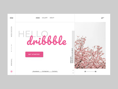 Hello Dribbble debut design hello dribbble hello world typography ux web web development