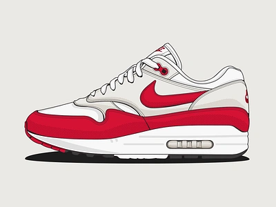 OG Classics - (Air Max 1) design digitalart digitalartist illustration illustrator sneaker art sneaker illustration sneakerhead sneakers vector vectorartwork