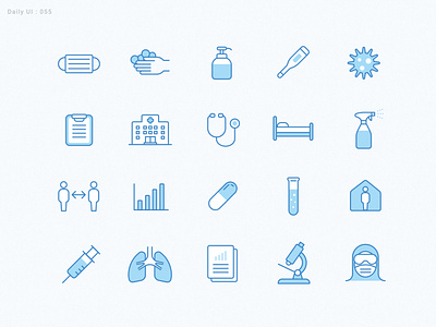 Daily UI Challenge #055 -  Icon Set