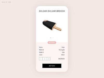 Daily UI Challenge #096 - Currently In-stock daily ui dailyui fashion in stock shopping