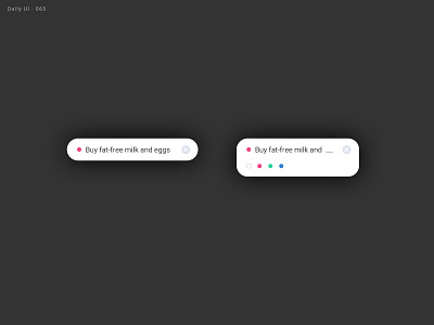 Daily UI Challenge #065 - Notes Widget - Take2 daily ui dailyui memo notes notes widget todo ui widget