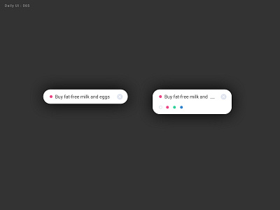 Daily UI Challenge #065 - Notes Widget - Take2