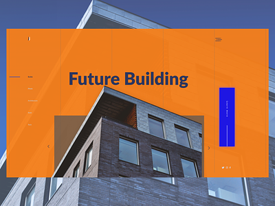 Future Building architechture build fullpage future landing page site web