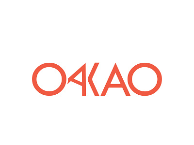 OAKAO Logo Design fashion logo logo logotype type