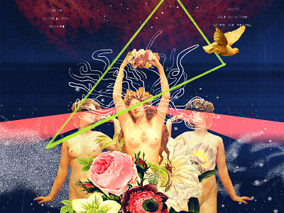 space art collageart design illustration