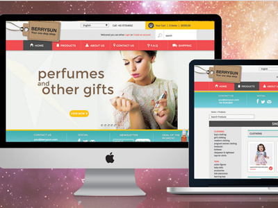 Berrysun - An ecommerce Website (sneak Peak)