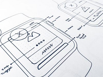 Watch Wireframes apple watch dot grid low fidelity sketches wireframe