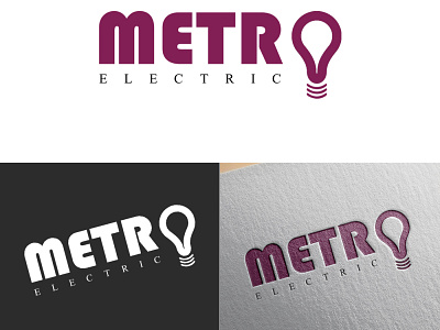 Metro Electric logo logo design