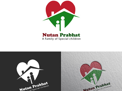 Nutan Prabhat logo logo design