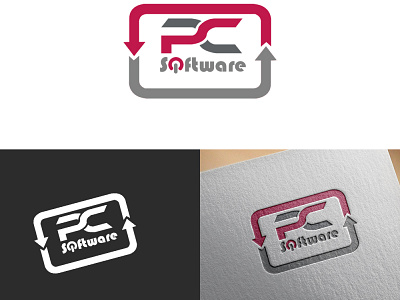 PCSoftware logo logo design