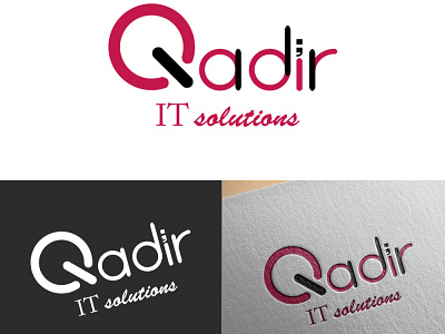 Qadir IT logo logo design