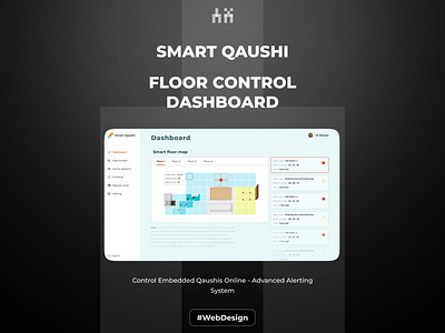Smart Qaushi Admin panel UI design admin dashboard design manage panel product design smart smart floor ui ux uxiu website