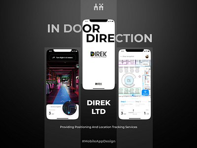 AR Indoor Direction Mobile app ar ar navigation design direction indoor location mobile mobile app product design ui ux uxiu