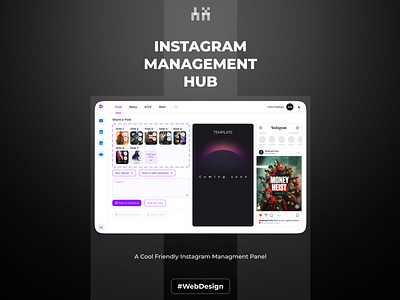 Instagram management panel