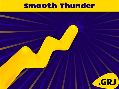 Smooth Thunder design design concept flat illustration minimal smooth thunder vector