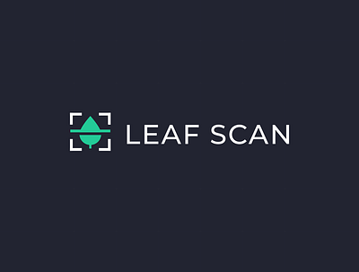 Leaf Scan agency logo app icon app logo branding company logo icon leaf leaf logo logo logo design logo mark logos mark scan scan logo scanner scanning simple symbol web logo