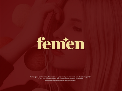 Femen beauty beauty logo branding clean logo company logo elegant elegant logo feminine feminine logo icon logo logo design logo designer logo typography logos logotype mark minimal simple symbol